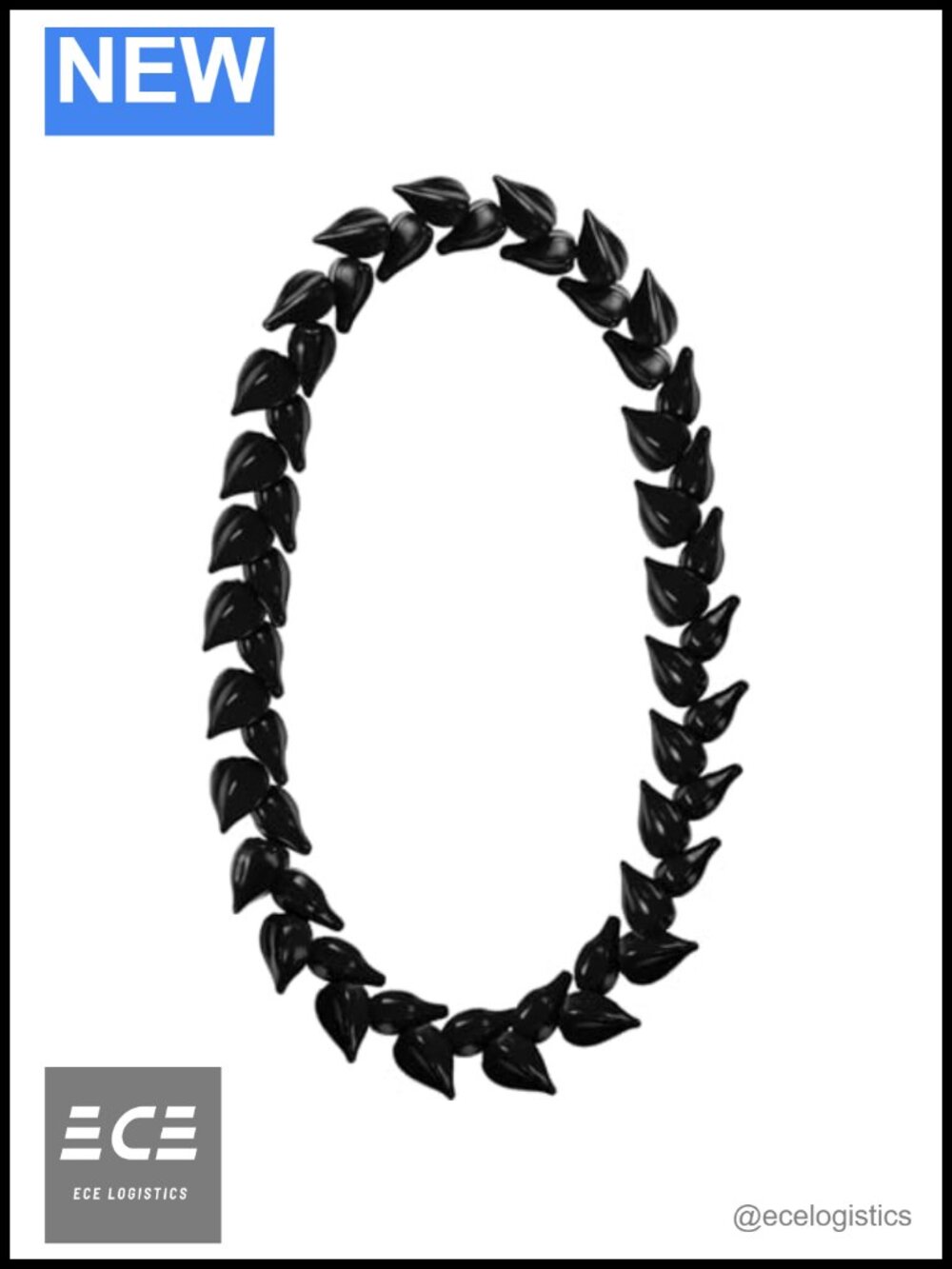 Samoan Ula Fala Necklace Artificial Chief Lei Foam 47 Inch